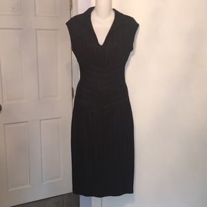 DVF Pin Striped Pencil Dress